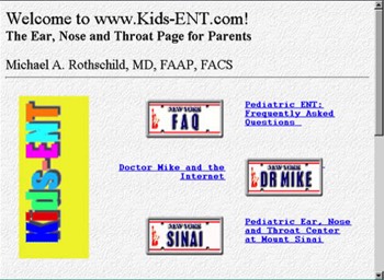 Kids-ENT.com in 1998
